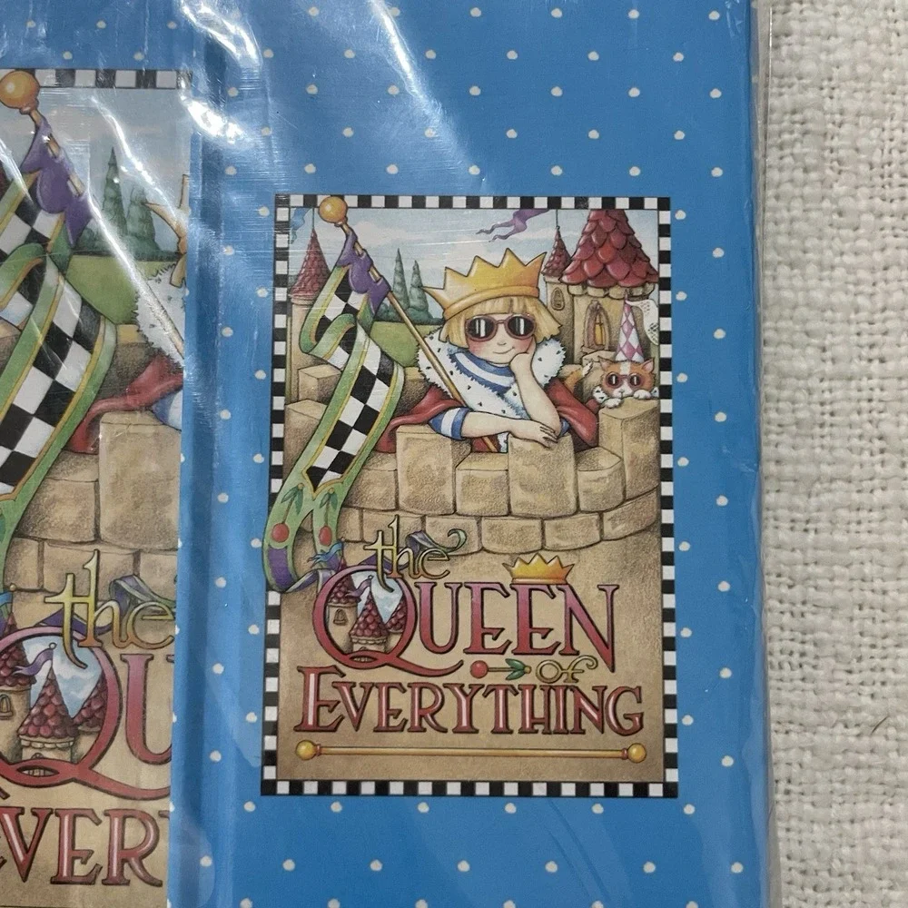 Mary‎ Engelbreit Journal Set Of 2 Queen Of Everything Gift Christmas Folk NEW